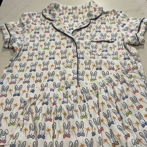 Roller Rabbit Celebration Bunny Polo PJs sz Small